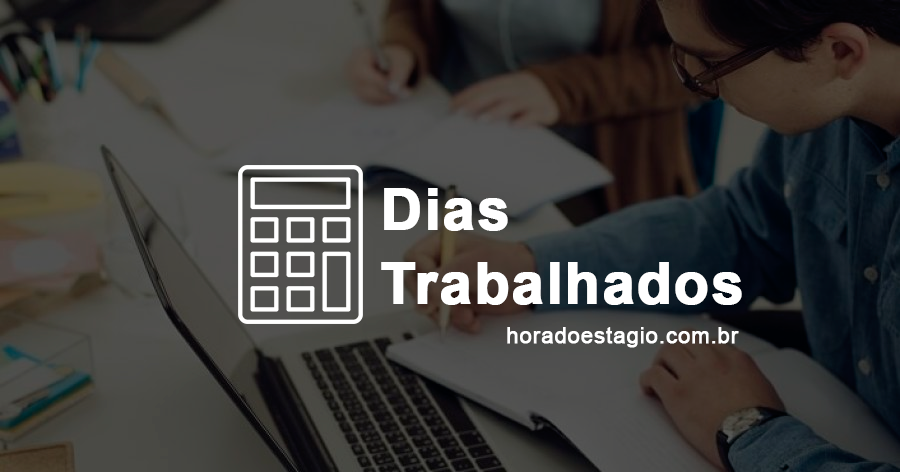 Calculadora de Dias Trabalhados Estágio